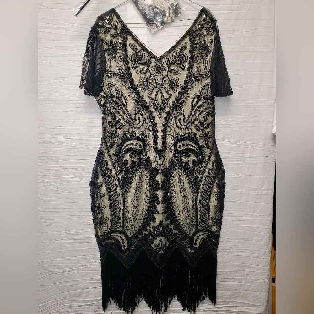 Women's Plus Roaring 20's Dress 2XL